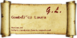 Gombócz Laura névjegykártya