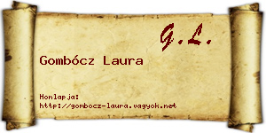 Gombócz Laura névjegykártya